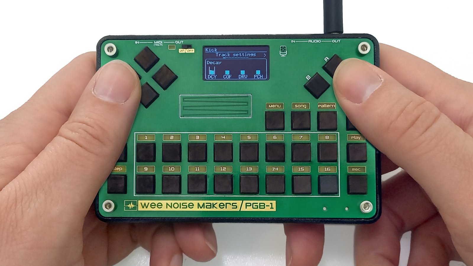 Wee Noise Makers PGB-1 Is an Open-Source Synthesizer, Sequencer, and Groove Box now on Crowd Supply
