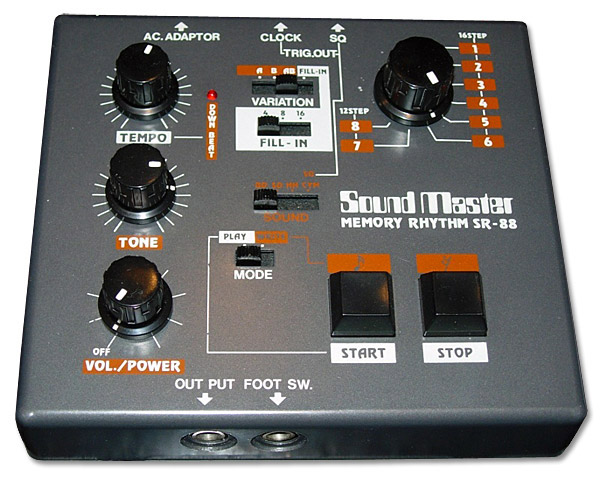 SoundMaster Memory Rhythm SR-88 | Vintage Synth Explorer
