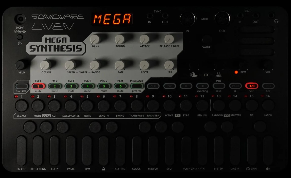 Liven Mega Synthesis By Sonicware