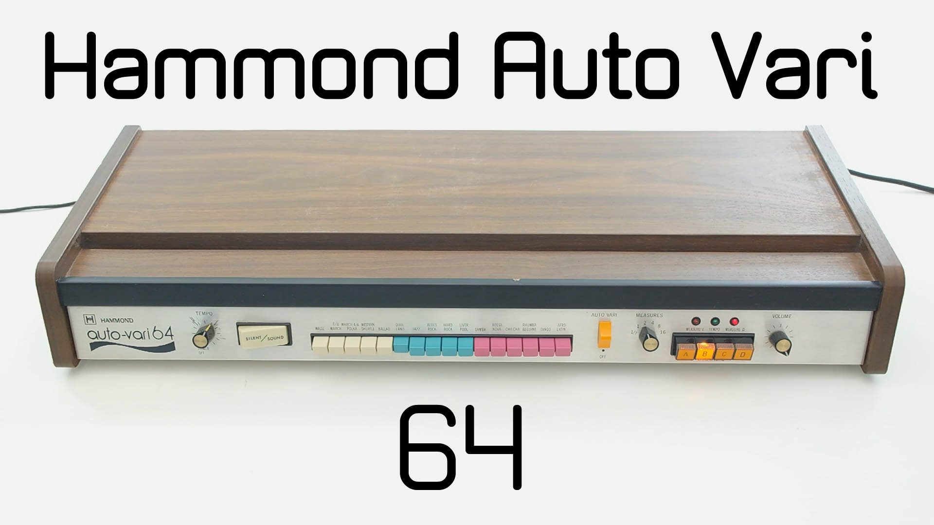 Embedded thumbnail for Auto-Vari 64 Drum Machine &gt; YouTube